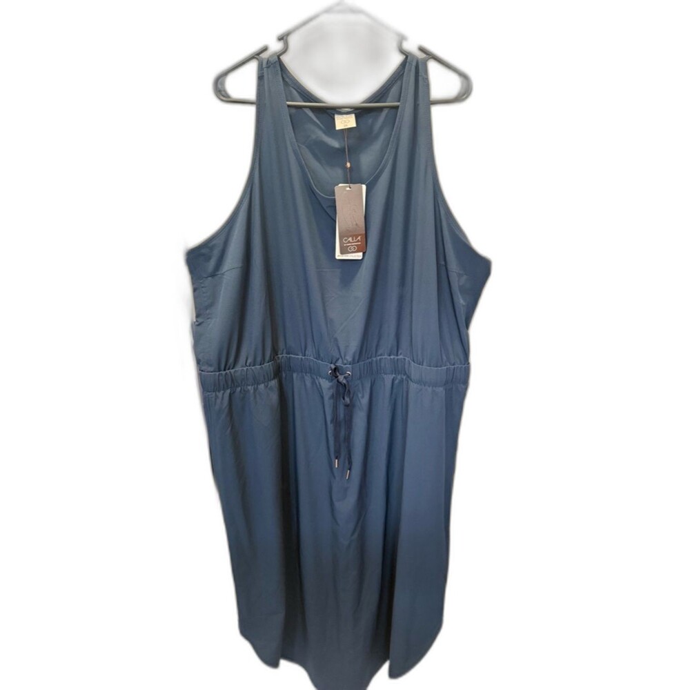 Calia by Carrie Underwood Navy Sleeveless Midi Dress - Anywhere Collection
